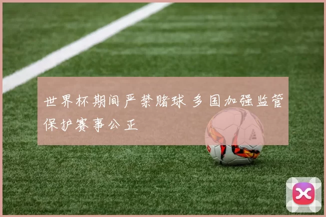 世界杯期间严禁赌球 多国加强监管保护赛事公正